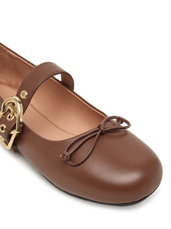 LOVE MOSCHINO Балетки LOVE MOSCHINO JA11091G1PIE0302 Коричневий