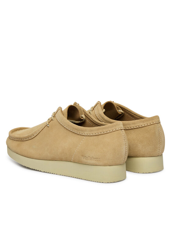 Clarks Туфлі Clarks Wallabee Lite 26327369 Бежевий
