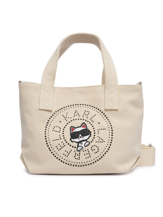 KARL LAGERFELD Torebka KARL LAGERFELD B2W50089 Kremowy