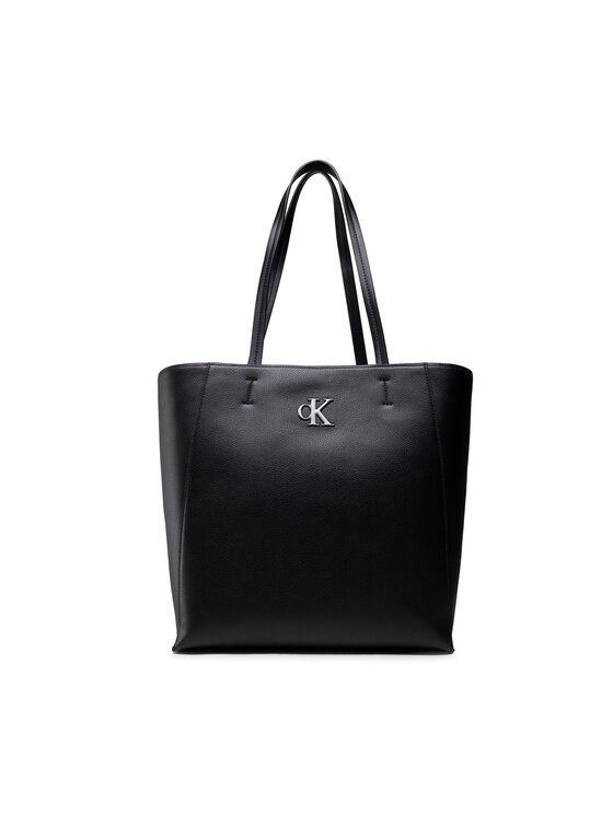 Calvin Klein Jeans Kabelka Calvin Klein Jeans Minimal Monogram Shopper29 K60K608700 Černá