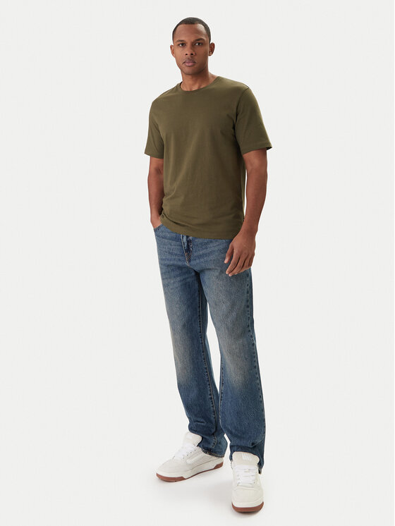 Jack & Jones Jack & Jones Футболка Orrganic Basic 12156101 Зелений Slim Fit