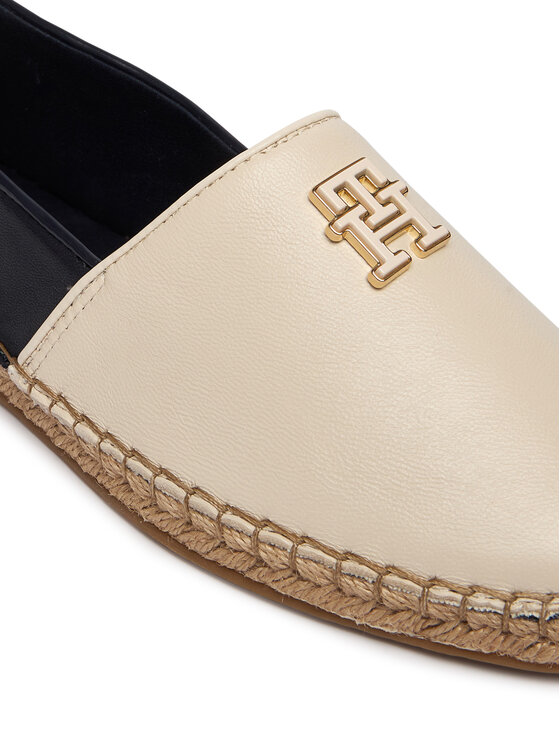 Tommy Hilfiger Espadrilles Tommy Hilfiger Th Logo Leather Espadrille FW0FW09246 Színes