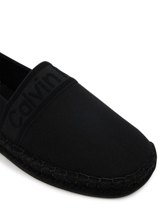 Calvin Klein Espadrillas Calvin Klein Oblique Espadrille Webbing HW0HW02934 Nero