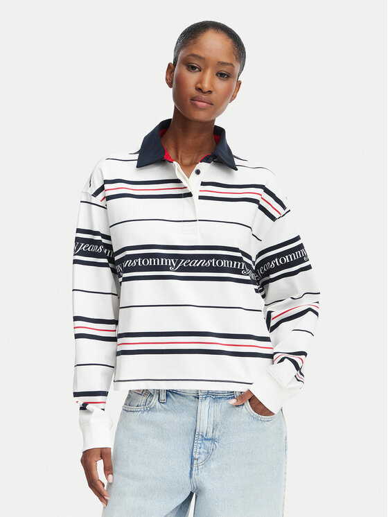 Tommy Jeans Tommy Jeans Polo DW0DW23145 Blanco Regular Fit