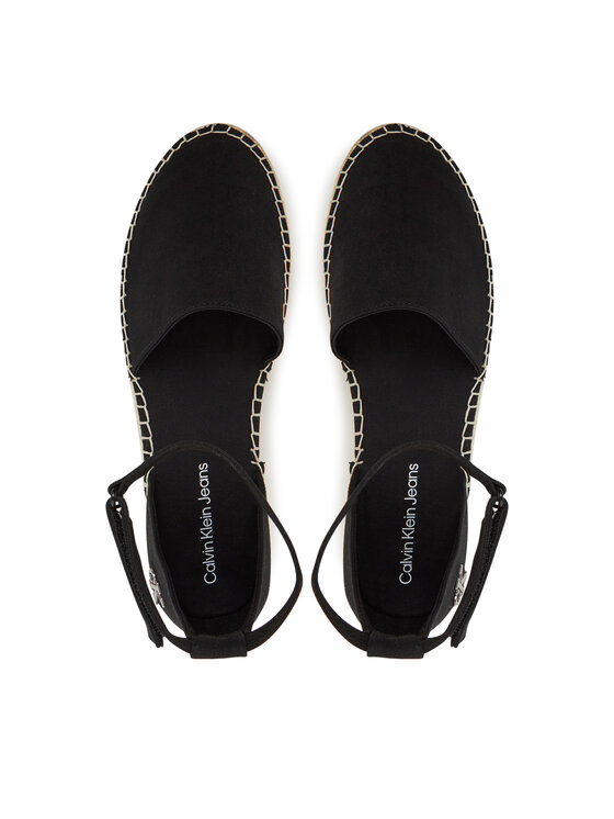 Calvin Klein Jeans Espadrilles Calvin Klein Jeans Flatform Espadrille Sling Mg YW0YW01735 Melns