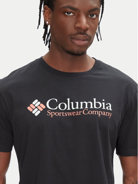 Columbia Columbia Marškinėliai Csc Basic Logo™ 1680053 Juoda Regular Fit