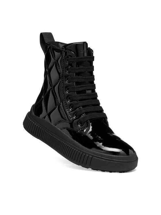 Geox Kotníková obuv Geox J Laquinny Girl J66M3C 000HH C9999 M Černá