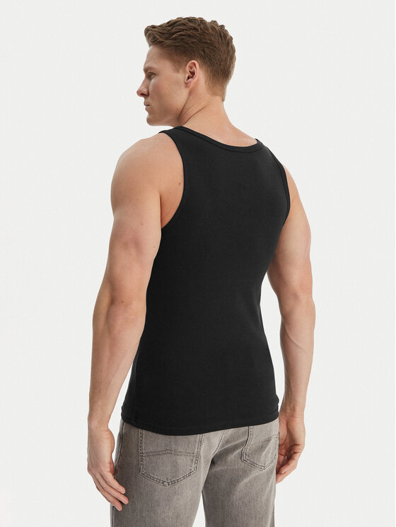 Tommy Jeans Tommy Jeans Conjunto de camisetas de tirantes DM0DM20769 Negro Slim Fit