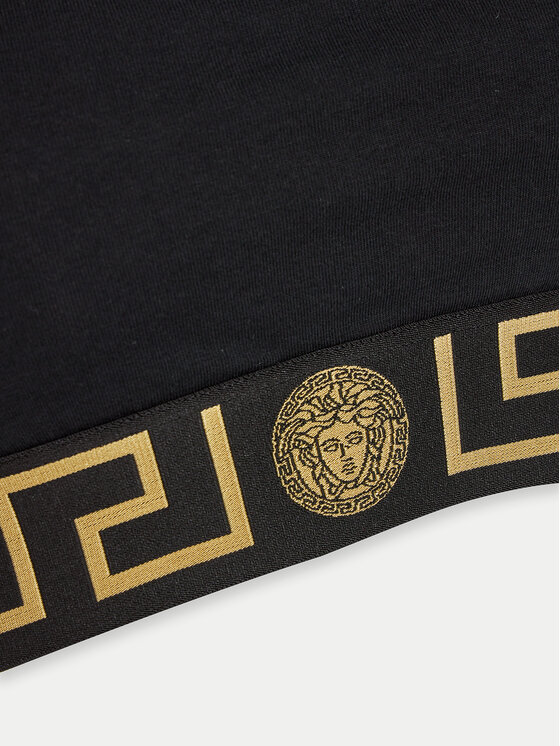 Versace Versace Top nedrček AUD01039 1A10011 Črna