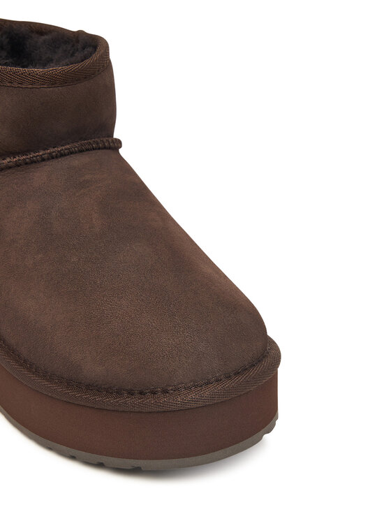 EMU Australia Snehule EMU Australia Stinger Micro Flatform 2.1 W13296 Tmavo hnedá