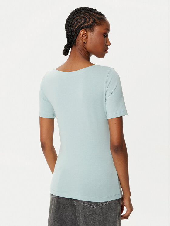 Vero Moda Vero Moda Marškinėliai Panda 10231753 Žalia Slim Fit