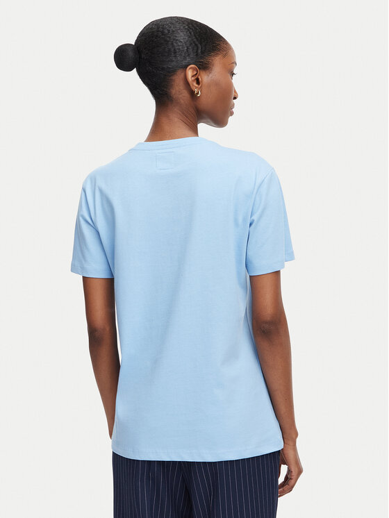 Beverly Hills Polo Club Beverly Hills Polo Club Camiseta P-SS26W-TS085 Azul claro Regular Fit