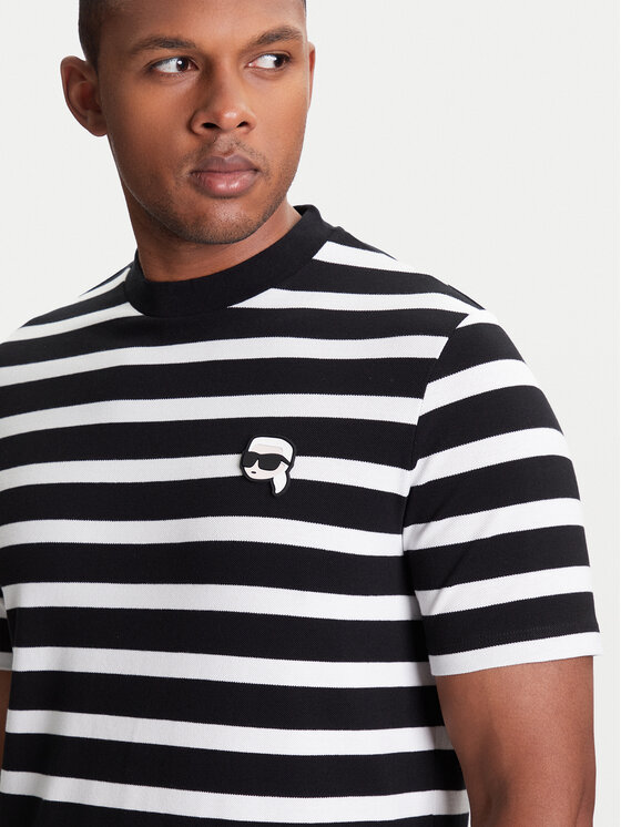 KARL LAGERFELD KARL LAGERFELD Majica 755022 553231 Črna Regular Fit