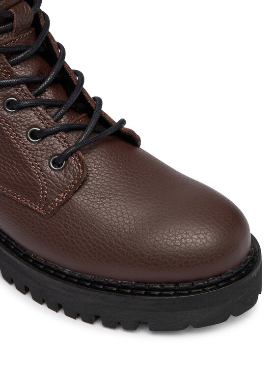 Tommy Jeans Trapper stila apavi Tommy Jeans Tjw Urban Laceup Boot Wl EN0EN02906 Brūns
