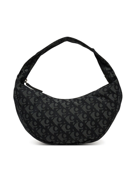 Calvin Klein Дамска чанта Calvin Klein Ckj Monogram Pinched Medium Shou LV04F3206G Черен