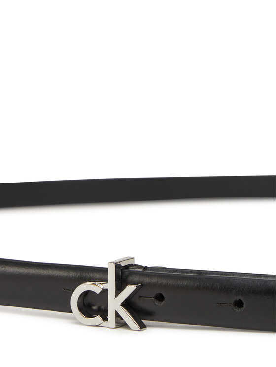 Calvin Klein Cintura da donna Calvin Klein Ck Buckle Skinny Belt 1.5 K60K612932 Nero