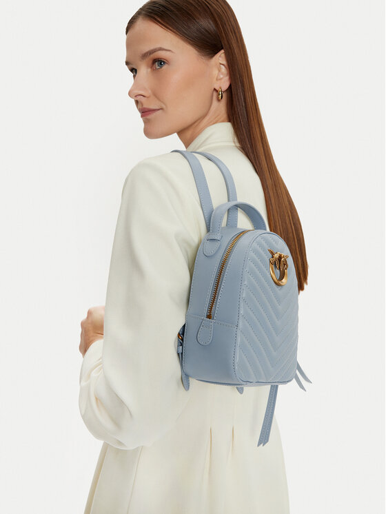 PINKO Ruksak PINKO Love Click Mini Backpack . AI 24-25 PLTT 103614 A1J2 Svijetloplava
