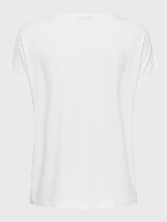 ONLY ONLY Camiseta 15106662 Blanco Regular Fit