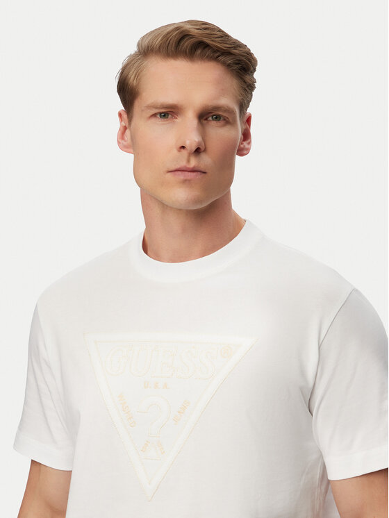 Guess Guess Футболка M6GI15 K3008 Білий Regular Fit