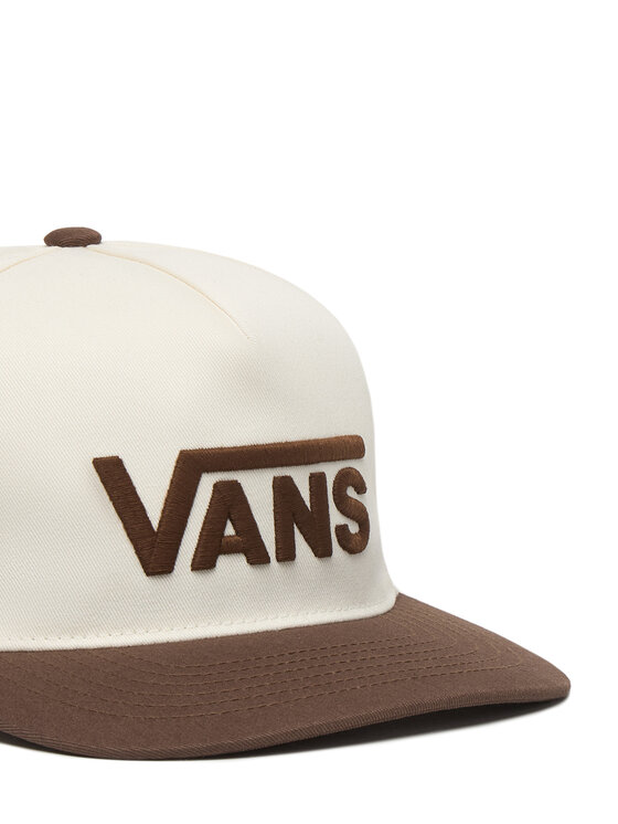 Vans Шапка с козирка Vans Drop V Logo Snapback VN000QAHFST1 Кафяв