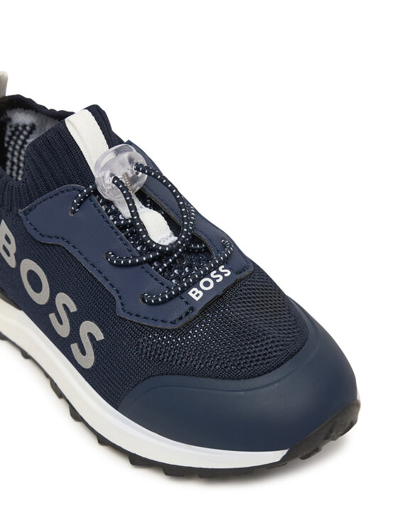 BOSS Sneakersy BOSS J52583 S Tmavomodrá