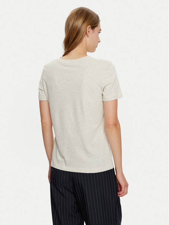 Tommy Hilfiger Tommy Hilfiger Marškinėliai WW0WW40276 Smėlio Regular Fit