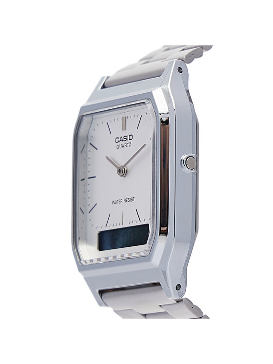 Casio Годинник Casio Vintage Maxi AQ-230A-7AMQYES Срібний