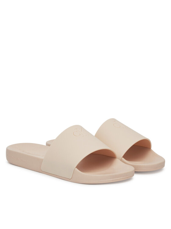 Calvin Klein Jeans Šľapky Calvin Klein Jeans Slide Monogram Tpu YW0YW01715 Ružová