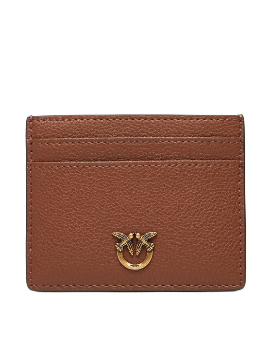 PINKO Etui za kreditne kartice PINKO Card Holder Simply AI 25-26 PCPL 103762 A29Q Rjava
