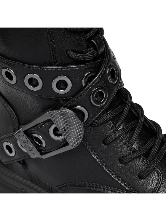 Buffalo Puszābaki Buffalo Gospher Lace Up Mid 1622351 Melns