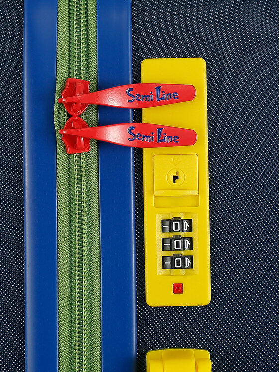 Semi Line Detský kufor Semi Line T5932-2 Tmavomodrá