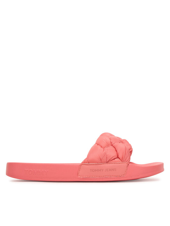 Tommy Jeans Šlepetės Tommy Jeans Tjw Braided Slides EN0EN02975 Rožinė