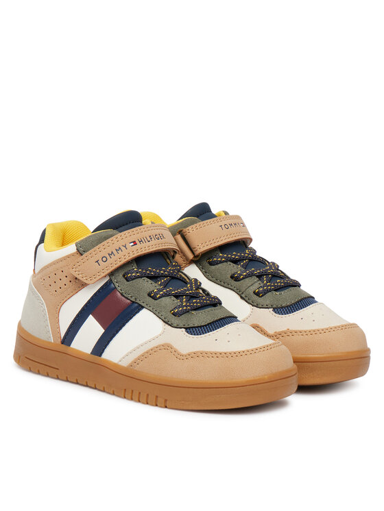Tommy Hilfiger Tenisice Tommy Hilfiger High Top Lace-Up/Velcro Sneaker T1X9-35229-1269 M Šarena