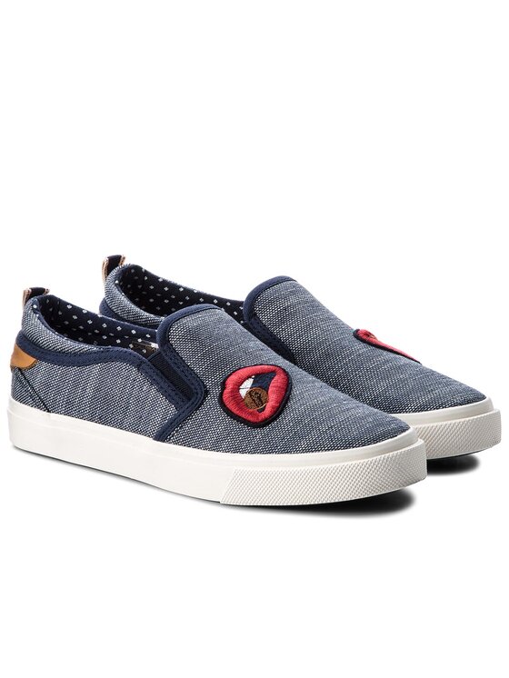 Wrangler Кросівки Wrangler Icon Slip On Patch WL181500 112132685 Cиній
