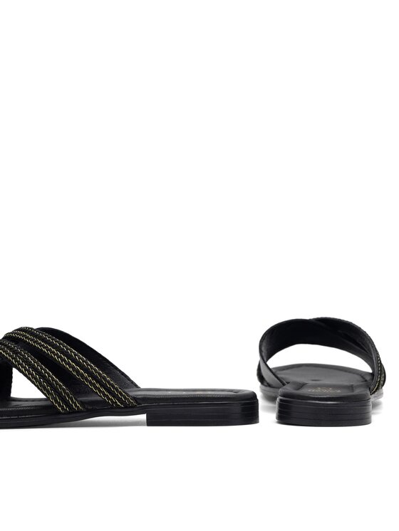 Șlapi Sarah Karen RST-ARIANA-01 Negru | Epantofi.ro