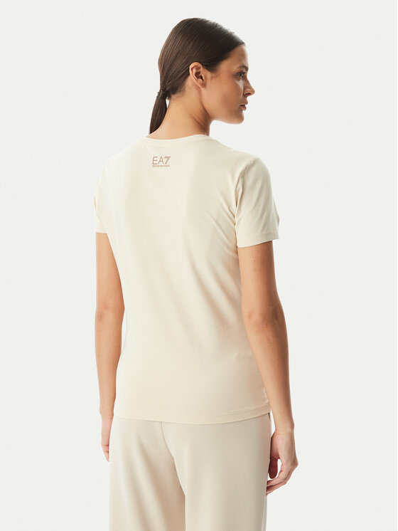 EA7 Emporio Armani EA7 Emporio Armani Camiseta 7W001093 AF10373 U1088 Beis Regular Fit
