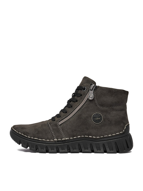 Rieker Botines planos Rieker CEO-57502-45 Gris