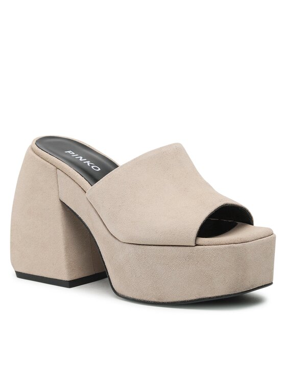 PINKO Šľapky PINKO Margaux Wedge PE 23 BLKS1 100653 A0N8 Béžová