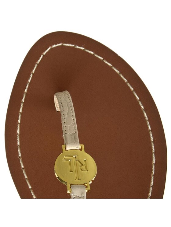 LAUREN RALPH LAUREN Σαγιονάρες LAUREN RALPH LAUREN Aimon N89 XZ4XM XY4XM XW4S7 Μπεζ