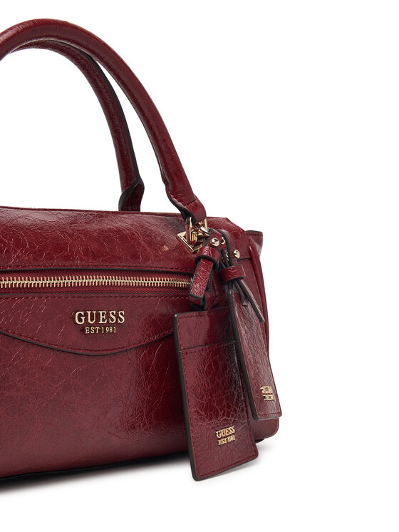 Guess Дамска чанта Guess Antonia HWTG21 83050 Тъмночервен