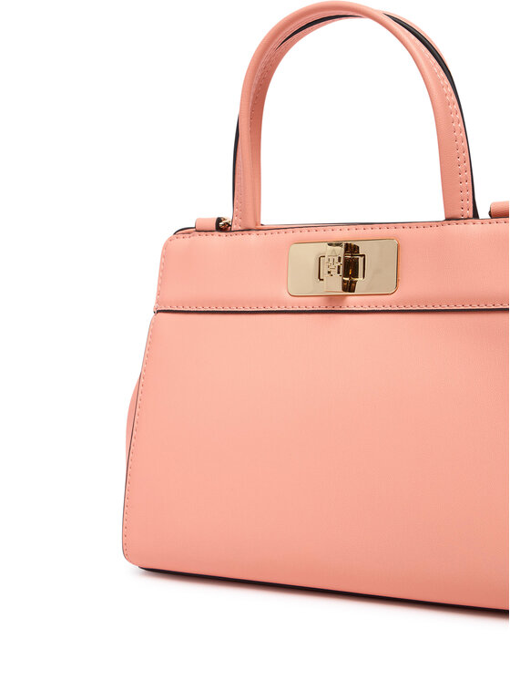 Tommy Hilfiger Kabelka Tommy Hilfiger Th Modern Mini Satchel AW0AW18726 Světle růžová