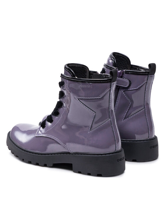 Geox Zimski škornji Geox Jr Casey J9420G 000HH C8016 M Vijolična