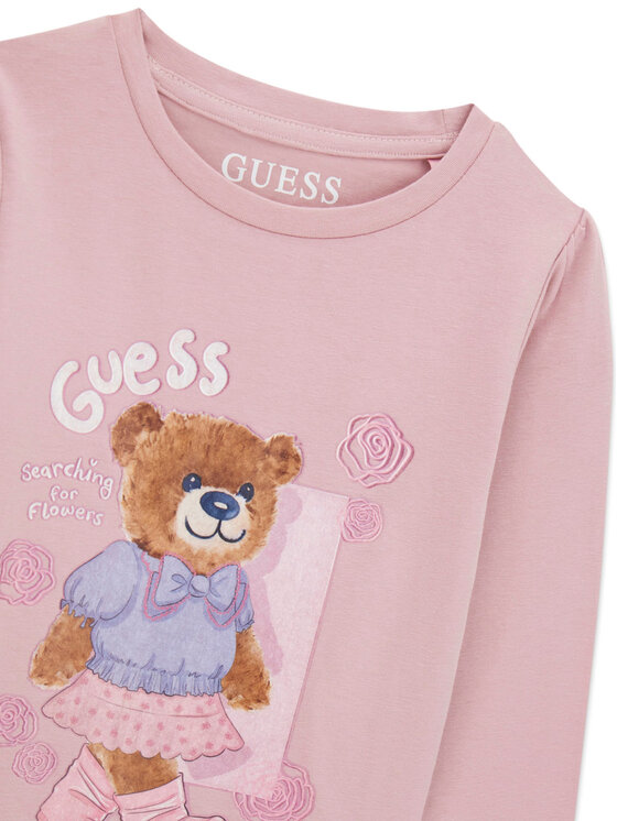 Guess Guess Блузка K6YI11 K3676 Рожевий Regular Fit