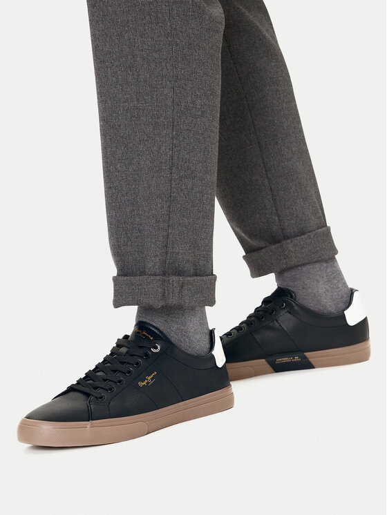 Pepe Jeans Кросівки Pepe Jeans Kenton Base PMS300003 Чорний