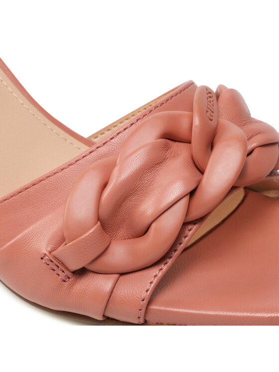 Guess Klapki Guess Dillie FL6DLL LEA03 Różowy