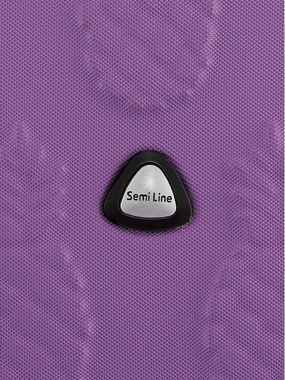 Semi Line Μεγάλη Βαλίτσα Semi Line T5950-3 Μωβ