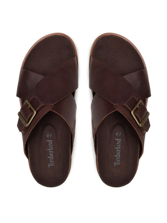 Timberland Шльопанці Timberland Amalfi Vibes Cross Slide TB0A41A1V131 Коричневий