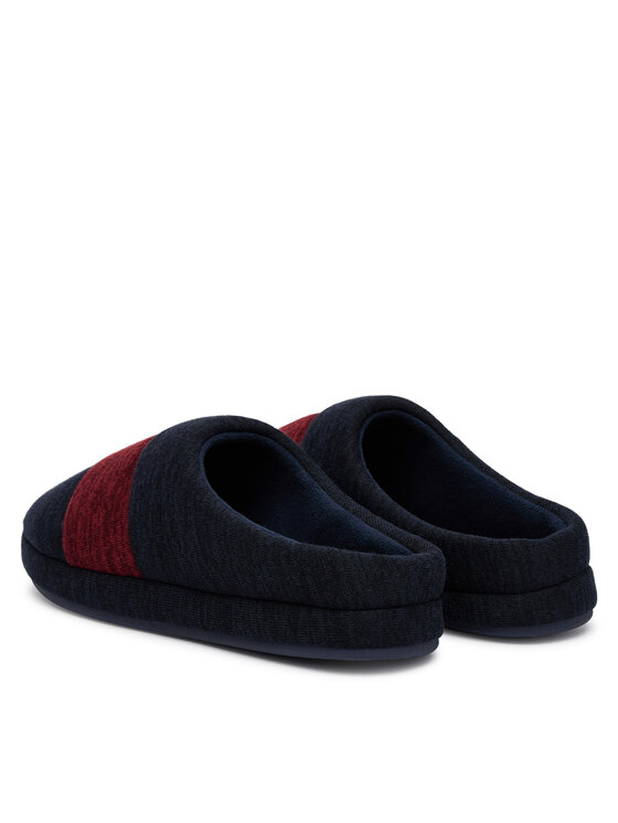 Tommy Hilfiger Hausschuhe Tommy Hilfiger Flag House Shoe FM0FM06016 Dunkelblau