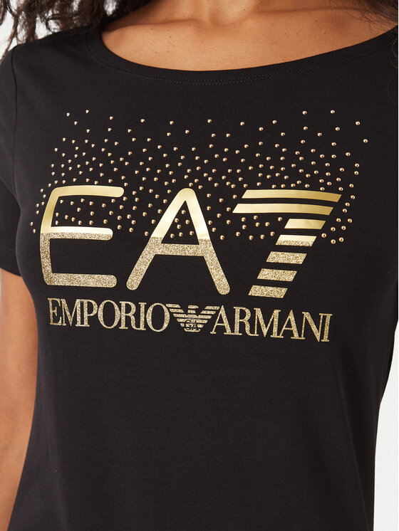 EA7 Emporio Armani EA7 Emporio Armani Camiseta 7W001444 AF10373 MC004 Negro Slim Fit