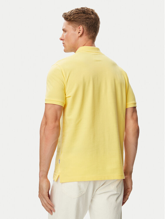 Beverly Hills Polo Club Beverly Hills Polo Club Polo P-SS26M-P42560_BBU Žuta Regular Fit